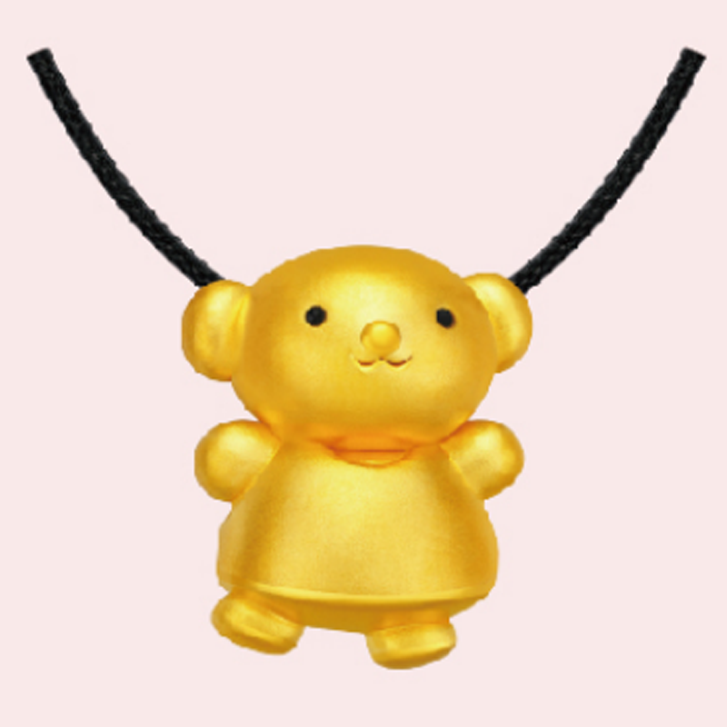 金丽朗珠宝(jin lilang jewellery)黄金吊坠/项链 【米菲】米菲小熊3d
