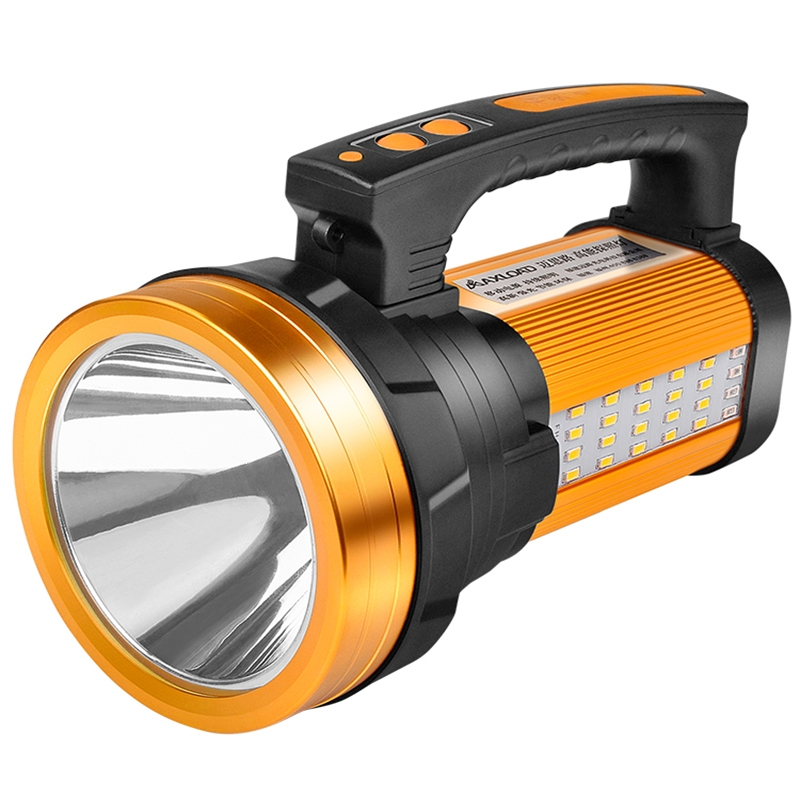 闪电客手电筒强光充电超亮户外远射大功率手提式探照灯led巡逻家用
