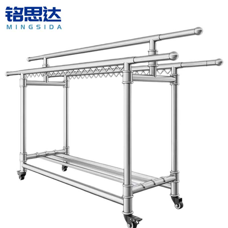 晾 衣架晾衣架晾衣架晾衣架晾衣架晾衣架双层100*60*150cm高清大图