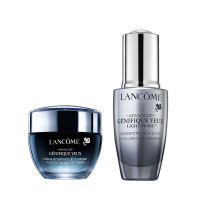 [组合]兰蔻(LANCOME)小黑瓶大眼精华液20ml+发光眼霜15ml 淡化眼部细纹 保湿补水提拉紧致