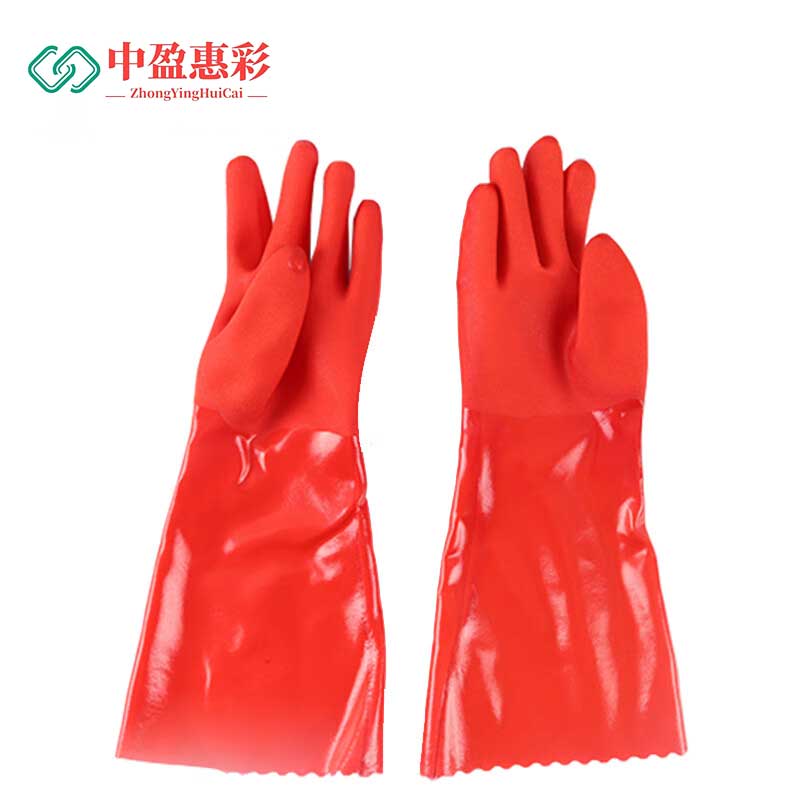 中盈惠彩 加绒橡胶清洁手套JRXJQJST L号 1双高清大图