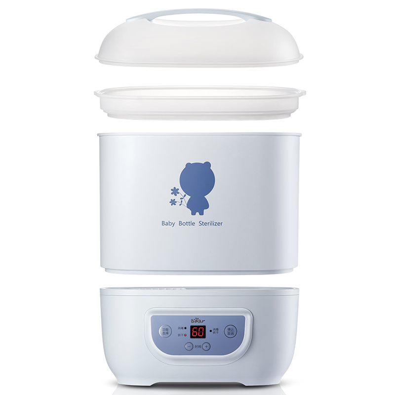小熊电器(Bear)奶瓶消毒器带烘干二合一蒸汽消毒奶瓶消毒柜多功能宝宝消毒锅 XDG-A06K3