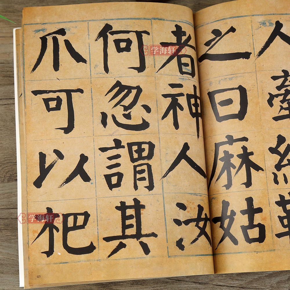 [正版]学海轩 谭延闿临麻姑仙坛记 名碑名帖传承系列 孙宝文 谭延闿临颜真卿麻大字姑仙坛记楷书毛笔书法字帖 附繁体旁注高清大图