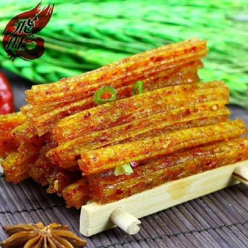 飞旺辣条小时候的湖南8090宿舍小麻辣80后儿时怀旧校园零食五毛 飞旺青丝10包