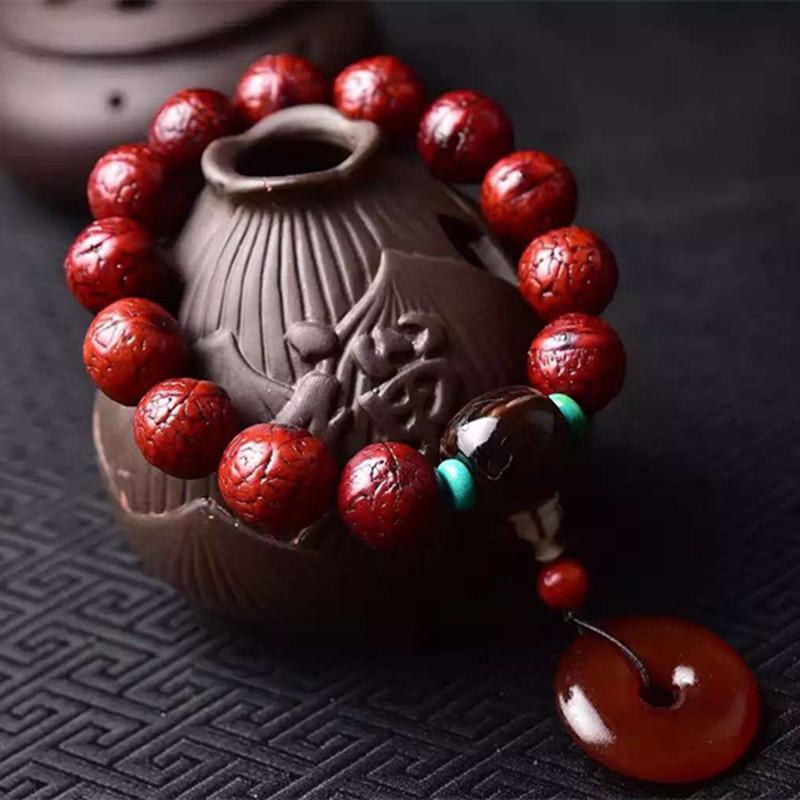 正宗尼泊尔凤眼菩提子手串机刷包浆老凤眼菩提子手链男女款促销49jsw