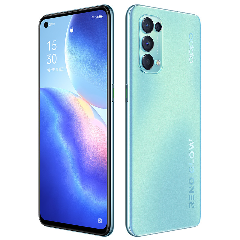 OPPO Reno5K 5G 恋恋青风 12GB+256GB 骁龙750G 6400万水光人像四摄 65W闪充 轻薄机身拍照美颜游戏智能手机高清大图