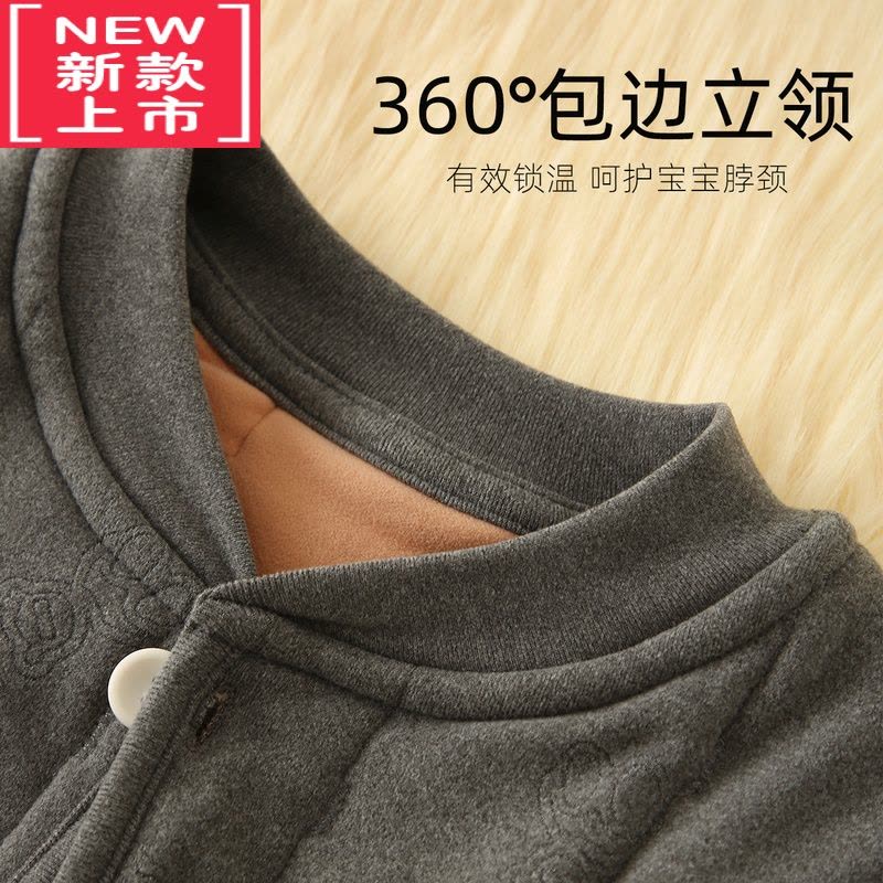 可莉允校服器儿童加厚小棉袄内胆男童女童内搭宝宝保暖棉服外套图片