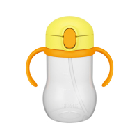保温用品THERMOS 膳魔师 婴儿保冷杯 吸管杯直饮带盖便携式杯子 NPD-350-Y 黄色款350ml 保冷专用