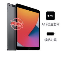 2020新款 苹果 Apple iPad 第八代 10.2英寸32G 平板电脑 4G版 深空灰( Retina显示屏/A12仿生芯片 MYMW2CH/A)