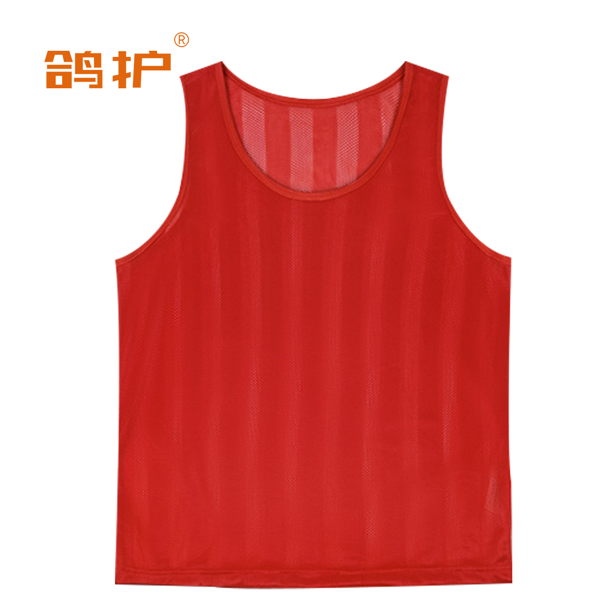 鸽护 对抗服 条纹款大红色 件高清大图