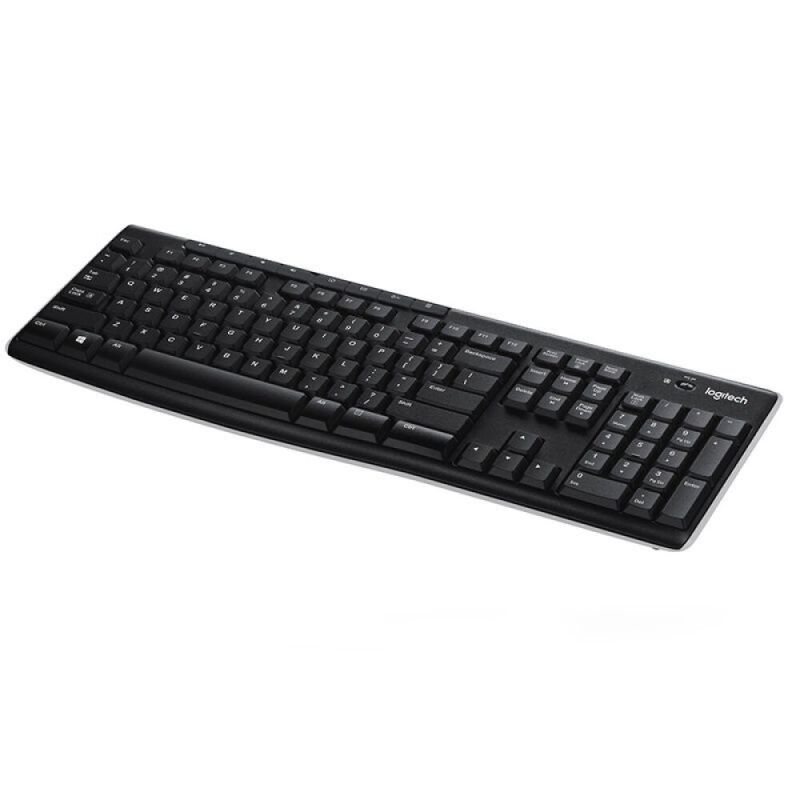 罗技（Logitech）K270无线键盘黑色