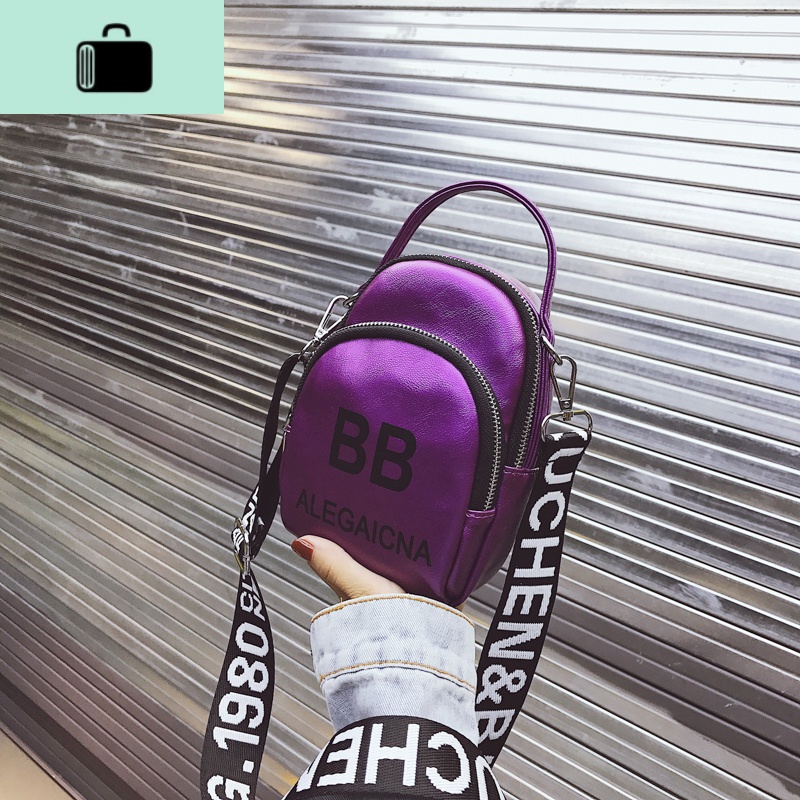 INS字母手机包女2020春季新款潮个性小包包韩版百搭时尚斜挎包NEWLAKE高清大图