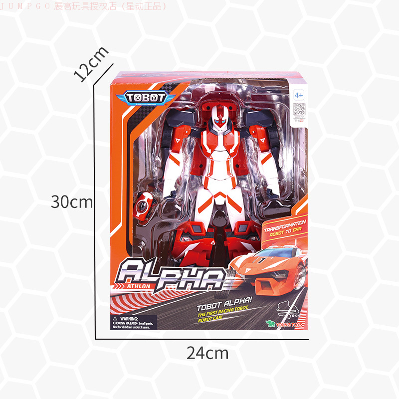 进口韩国youngtoys阿斯隆TOBOT ALPHA托宝战士阿尔法超能版301052