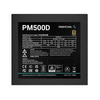金牌认证九州风神(DEEPCOOL)额定500W PM500D电脑电源(金牌认证/稳定架构/智能温控/直出线材)