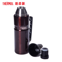 膳魔師(THERMOS)保温壶SK2010大容量1200ML户外膳魔师保温保冷水杯耐用防滑304不锈钢把手水杯家用/通用