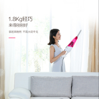 美的(Midea)吸尘器 400W功率 家用小型强力吸力 手持推杆一机两用 SC861A