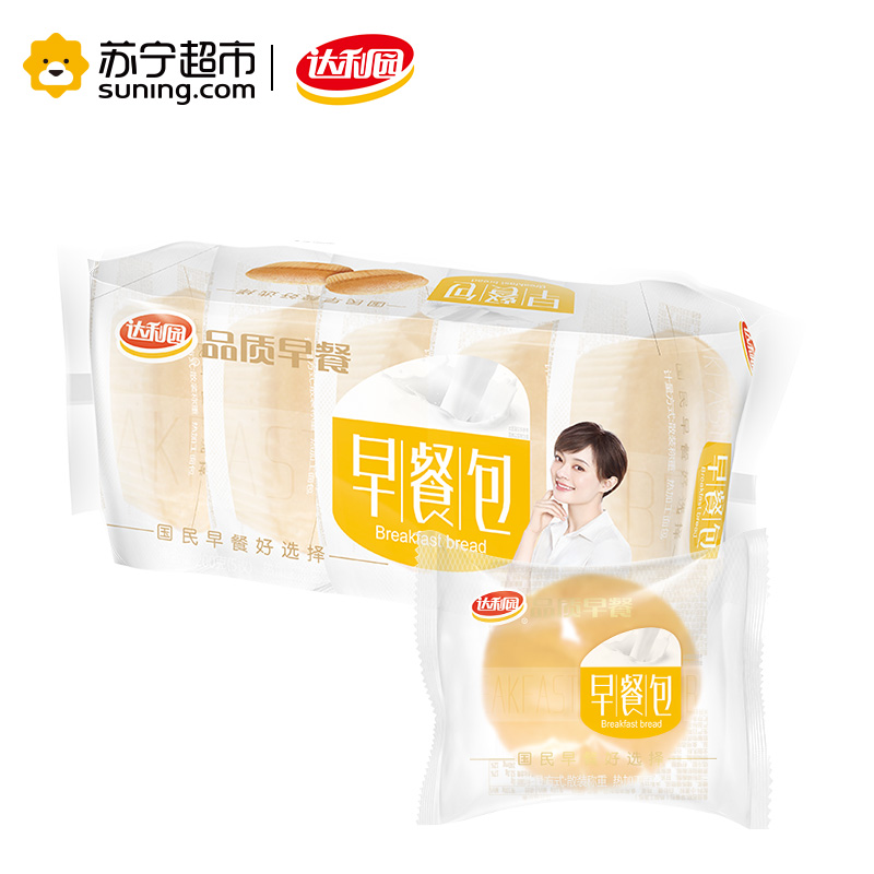 达利园 糕点 面包 零食 早餐包5枚200g(品质早餐)高清大图
