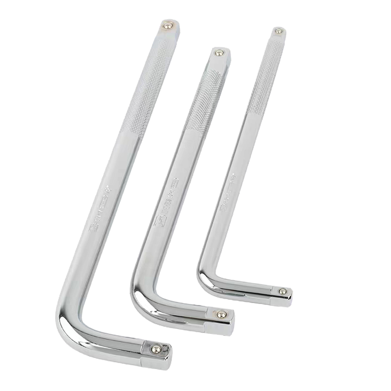 波斯 l型加长弯杆板杆套筒加力延长杆6.3mm(小飞1/4)