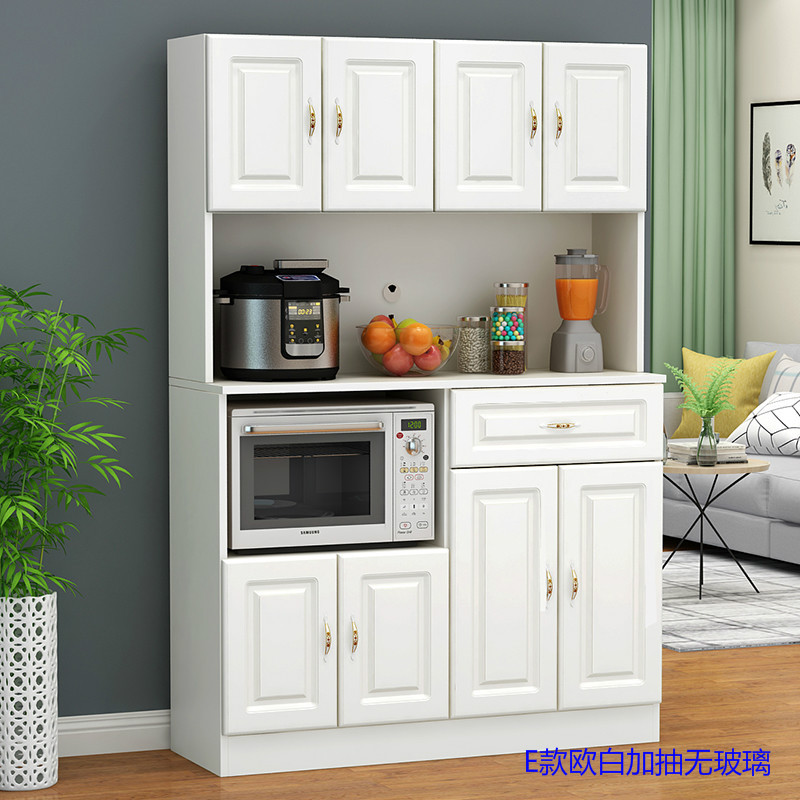 餐厨房柜餐北欧简约边柜现代经济型家用碗柜餐厨房置物柜简单组装e款