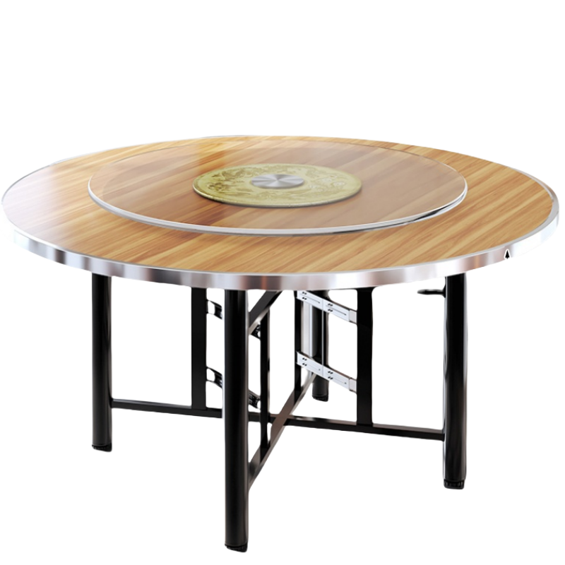 依韵珂木质圆餐桌160*75cm张高清大图