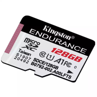 金士顿(Kingston)128GB TF卡 读95MB/s CLASS 10行车记录仪/家庭监控摄像专用内存存储卡