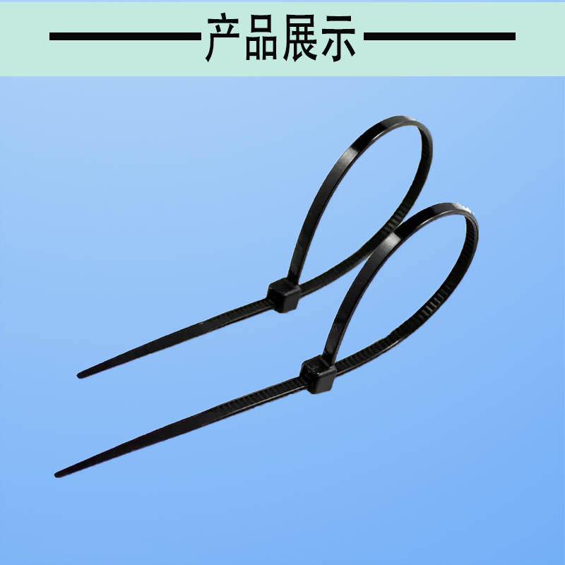揽盈 ZD4.8-300BK 4.8mm*300mm 250个/包 扎线带 (计价单位:包) 黑色高清大图