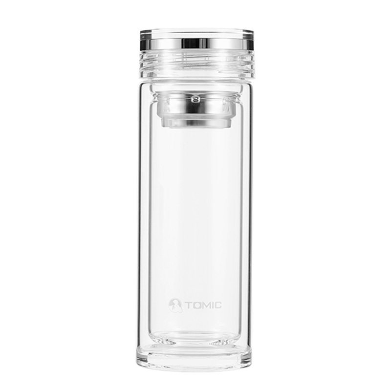 特美刻玻璃杯 双层玻璃水杯子泡茶杯 350ML 透明TGL1200