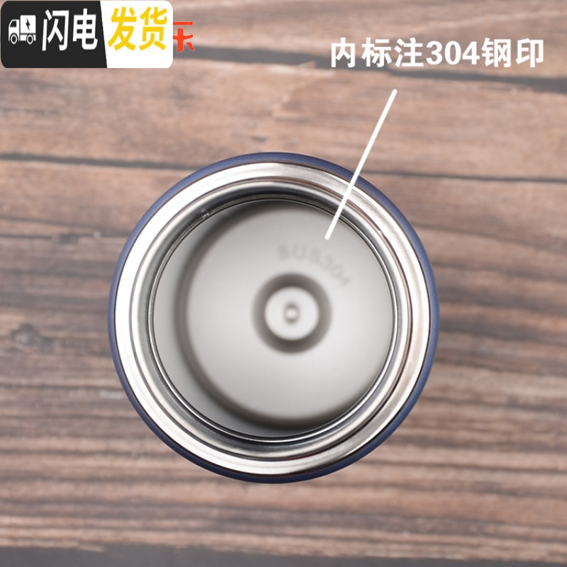 三维工匠保温杯男士大容量不锈钢水杯学生户外运动杯子便携简约泡茶杯 XB-1876500钢本色