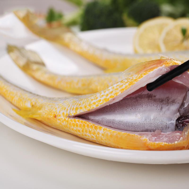 券后价99国产鲜货力荐年货海鲜套餐13001350g开背黄花鱼马鲛鱼鲷鱼