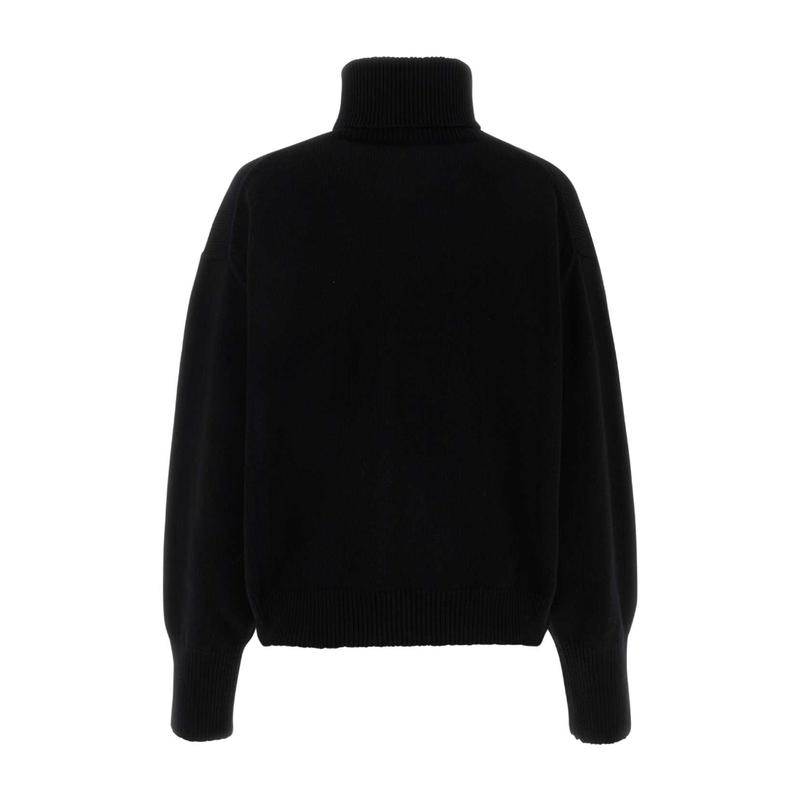 高田贤三(Kenzo)羊毛高领长袖运动毛衣女款舒适保暖罗纹袖口弹力高清大图