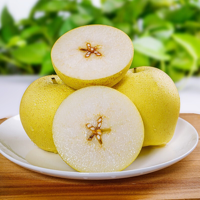 鲜木河北赵县皇冠梨新鲜应季水果脆甜梨子当季雪梨薄皮多汁产地精选