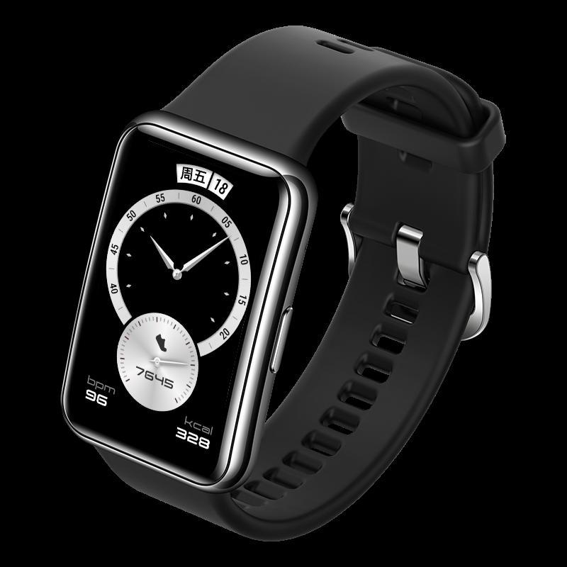 华为(huawei)华为手表 fit 雅致款 幻夜黑 华为手表 智能手表 运动