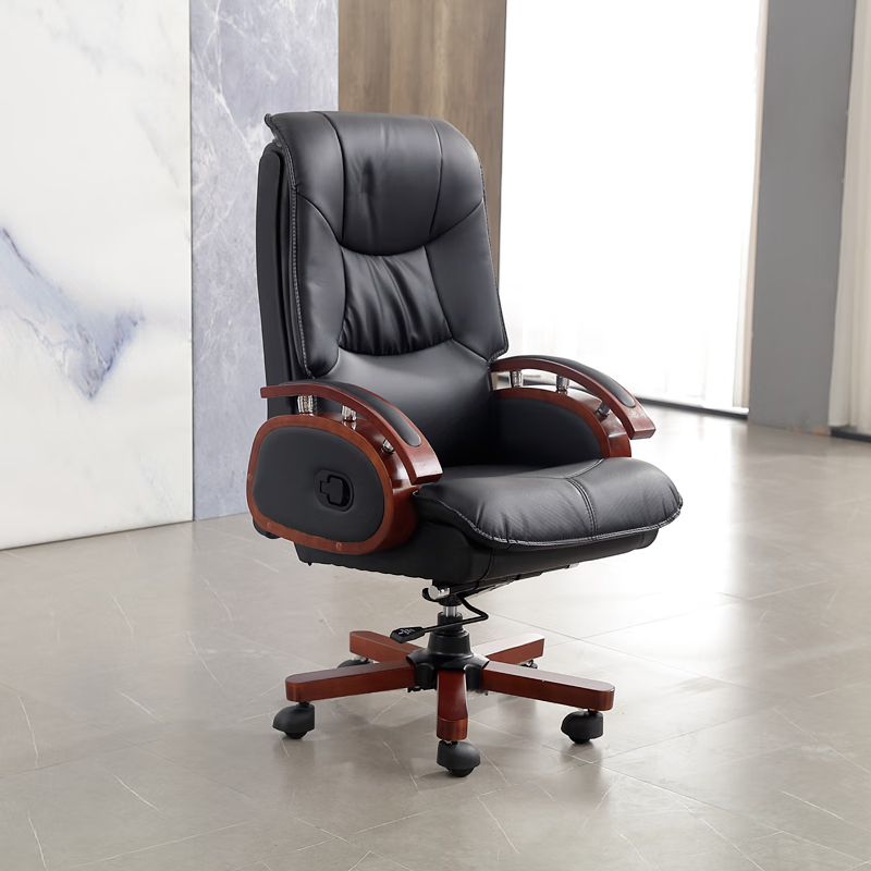 西昊定制会议椅靠背椅升降办公椅转椅座椅西皮老板椅