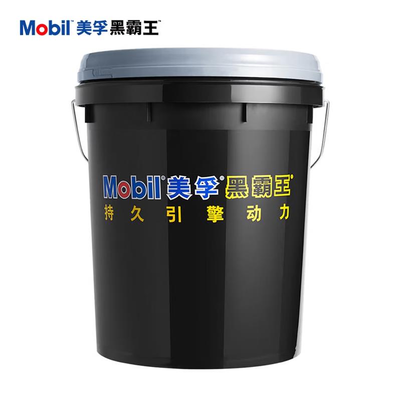 美孚(Mobil)超级黑霸王 柴机油 15W-40 CI-4级 柴油发动机润滑油 18L高清大图
