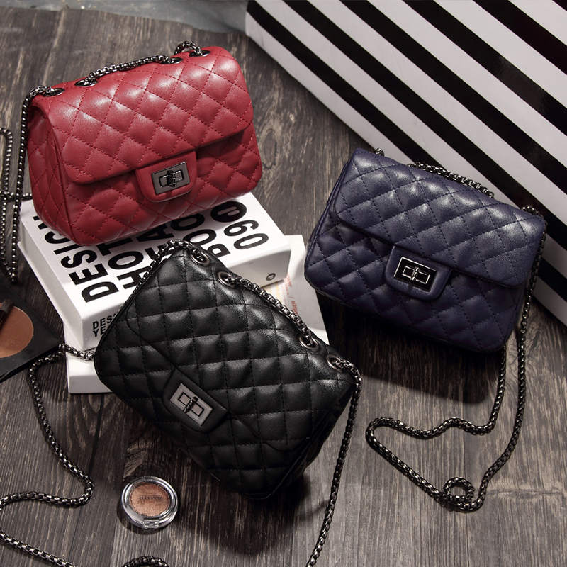 女包2018春夏季新款小香风菱格链条包时尚迷你小包包单肩斜挎包潮