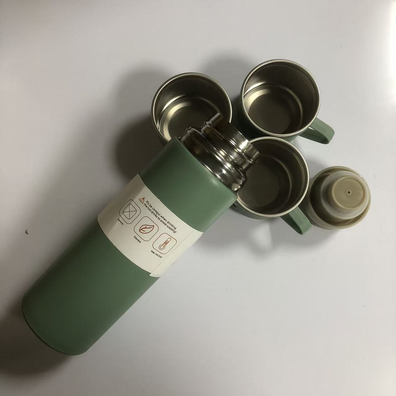 帮客材配 304不锈钢保温杯套装 赠品 收前务必验货高清大图