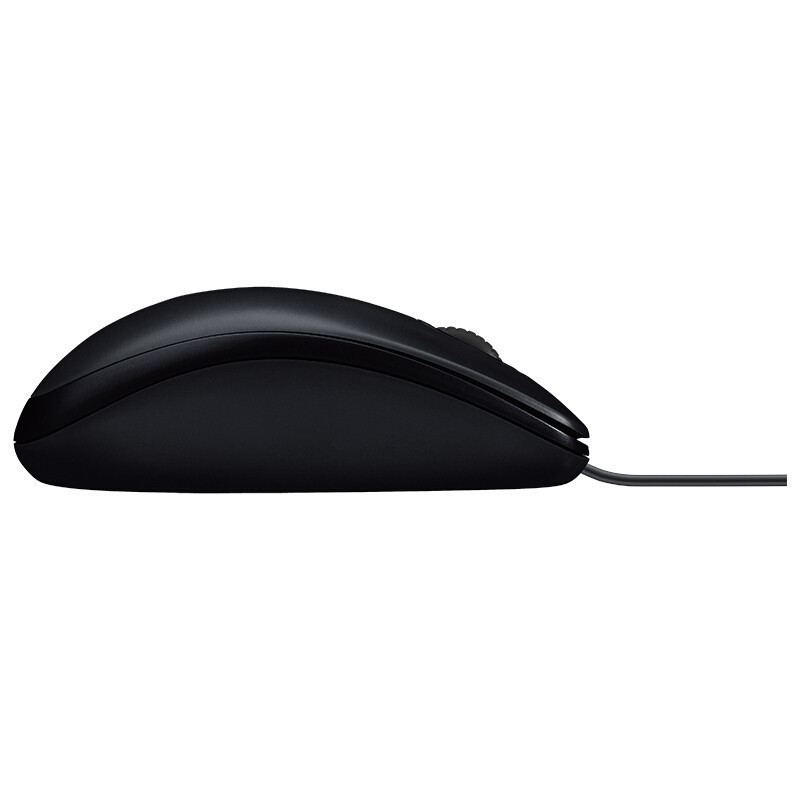 罗技(Logitech)M100r USB 光电鼠标 有线鼠标 即插即用 三年质保 办公鼠标 黑色