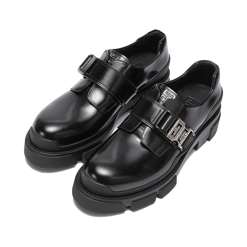 纪梵希givenchy男士terra系列牛皮革休闲厚底皮鞋单鞋德比鞋bh103fh1