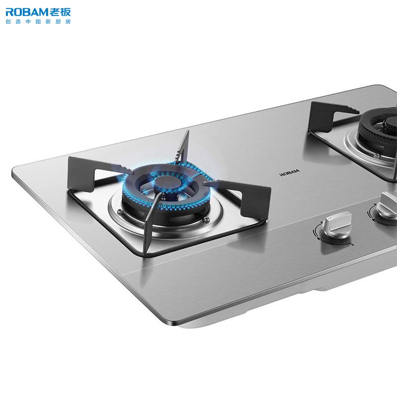 老板(Robam)4.1kW燃气灶自营双眼灶煤气灶单灶具燃气灶台嵌两用灶煤气炉不锈钢炉灶带熄火保护30G2(液化气灶)图片