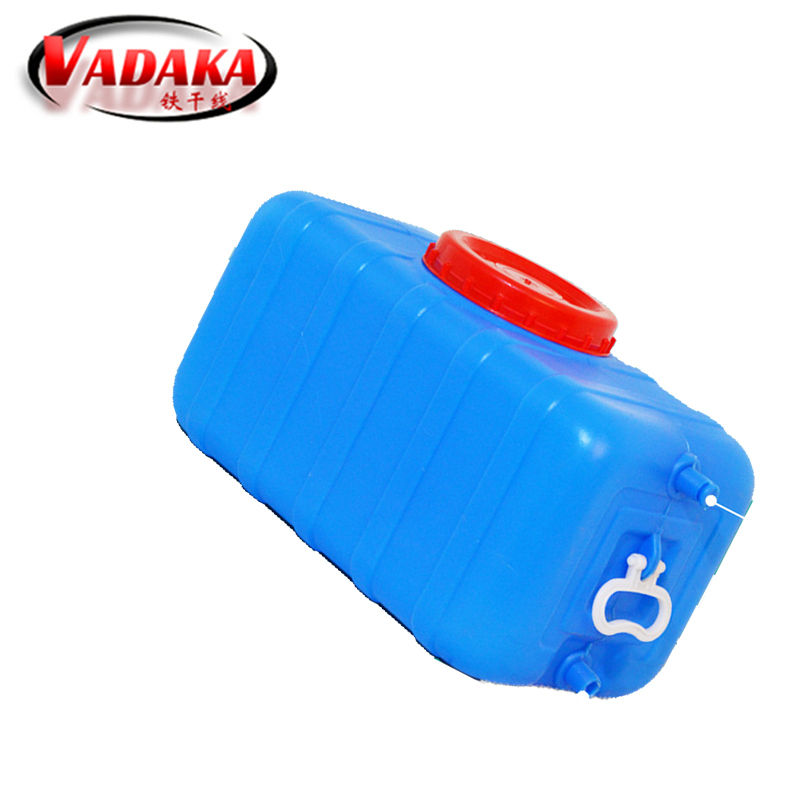 VADAKA农具卧式塑料储水桶特厚蓝卧方90斤个