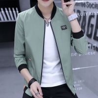忆香妃(YI XIANG FEI)夹克男2019春外套修身夹克潮棒球服休闲立领衣薄款