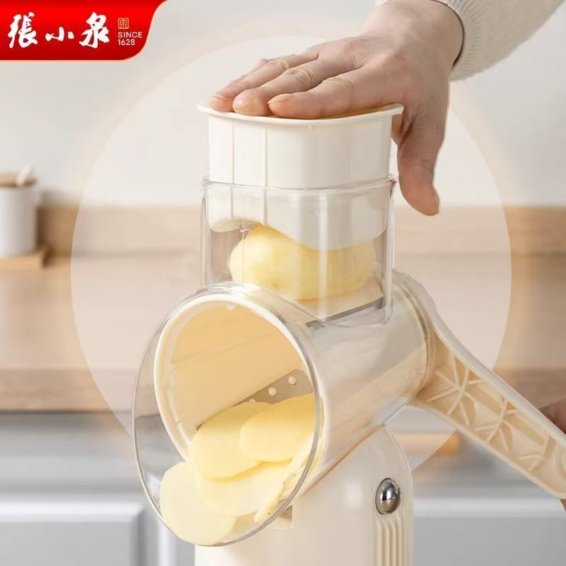 张小泉 多功能切菜器 家用切丝神器 不锈钢切片手动刨丝套装高清大图