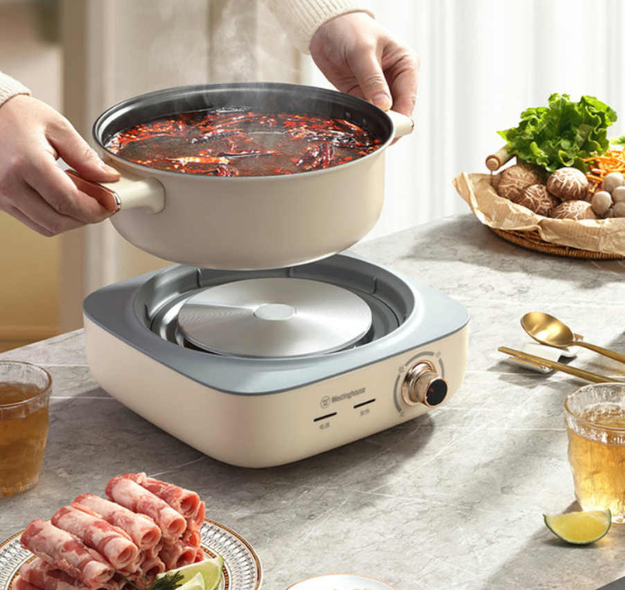 西屋WESTINGHOUSE电火锅WSC40D高效加热多档温控安全防滑底座稳固耐用高清大图