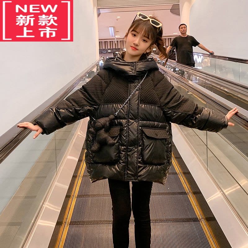 可莉允女童冬季羽绒棉服2022新款冬装洋气儿童棉袄外套秋冬款女大童棉衣图片