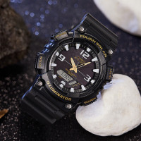 卡西欧CASIO石英表AQ-S810WC-7AVDF 100米防水指针设计全国联保
