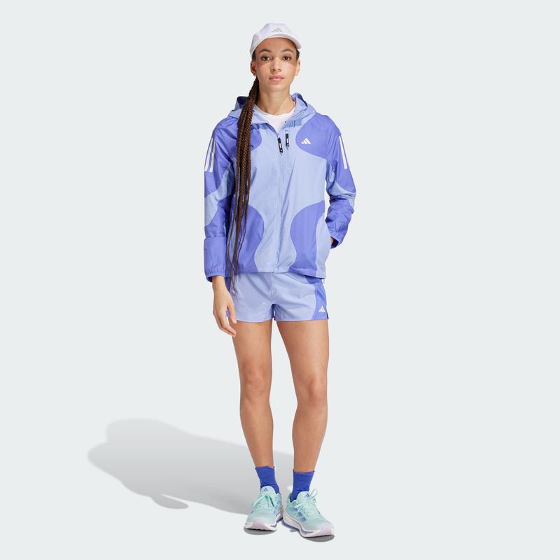 阿迪达斯(adidas)adidas女子运动风跑步防风夹克轻便透气跑步训练高清大图