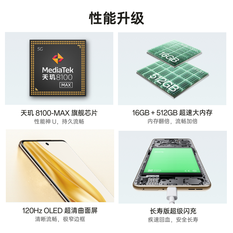 OPPO Reno9 Pro 16GB+512GB 皓月黑 天玑8100-MAX旗舰芯片 长寿版超级闪充 120Hz OLED超清曲面屏 学生游戏拍照全网通5G手机