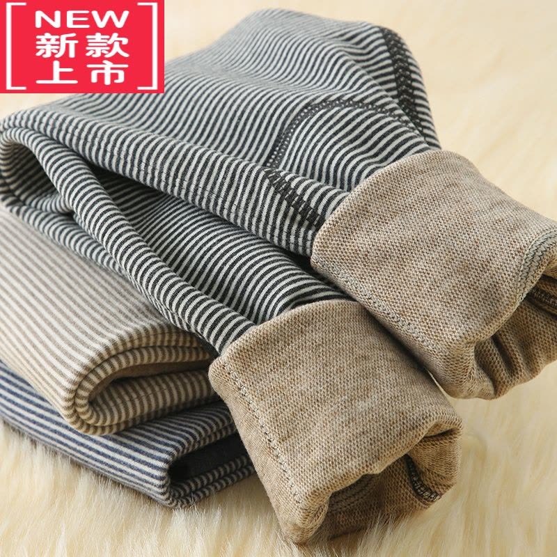 可莉允德绒儿童加绒保暖裤男童女童加厚秋裤绒裤宝宝棉裤内穿热能裤图片