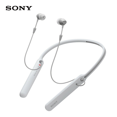 索尼(SONY) WI-C400 无线蓝牙运动耳机 入耳式立体声手机线控通用耳麦 白色