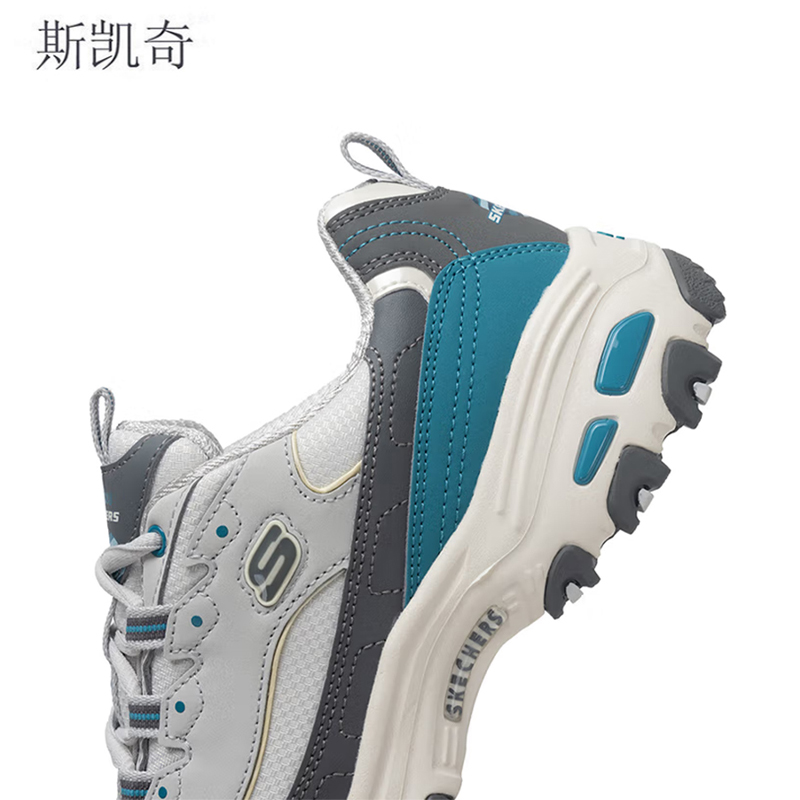 斯凯奇女款休闲熊猫鞋896262/GYBL-5.5双高清大图